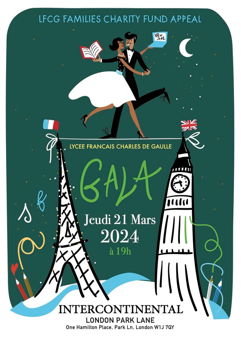 SAVE THE DATE: GALA Thursday 21st March 2024 at the Intercontinental London Park Lane!!!