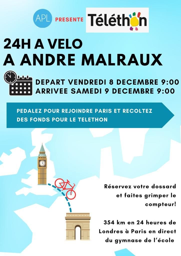 Résultats du Téléthon 2023 à Malraux