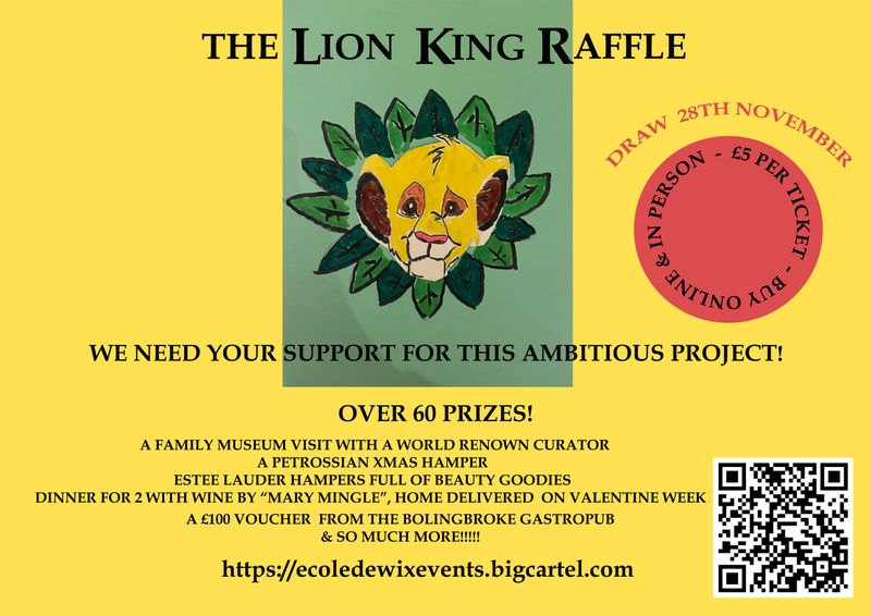 Tombola Le Roi Lion                 Raffle The Lion King