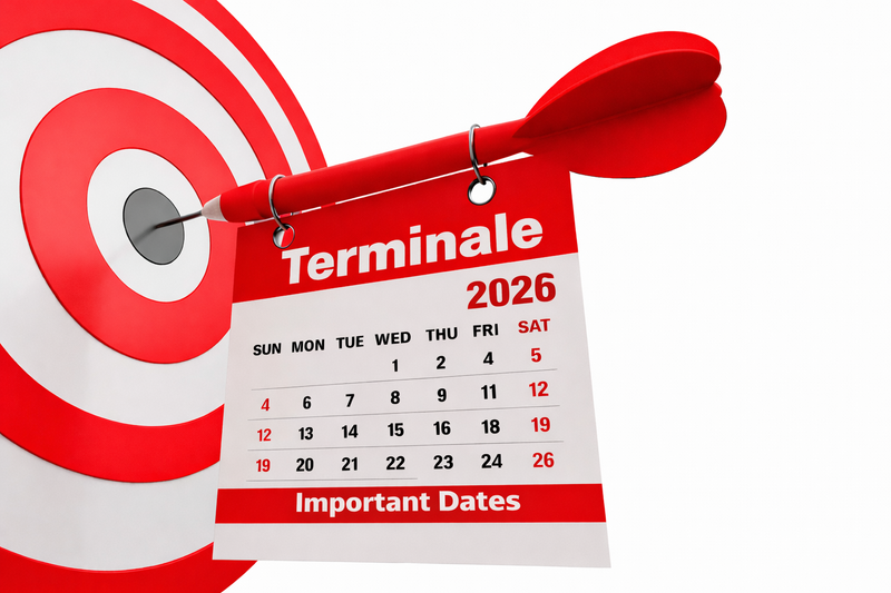 Calendrier Terminale 2026: